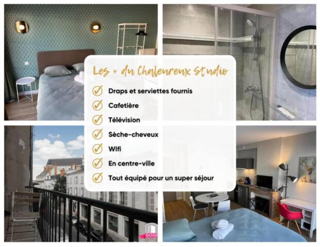 Chaleureux Studio * Neuf * Hypercentre * Wifi * Apartment ออร์เลออง ภายนอก รูปภาพ